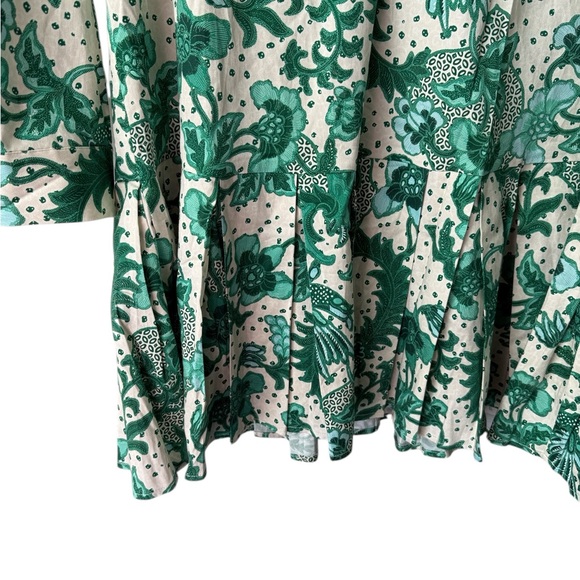 Tuckernuck Venice Beachside Vines Tate Pleated Hem Dress Womens Size S NWT - Picture 3 of 9